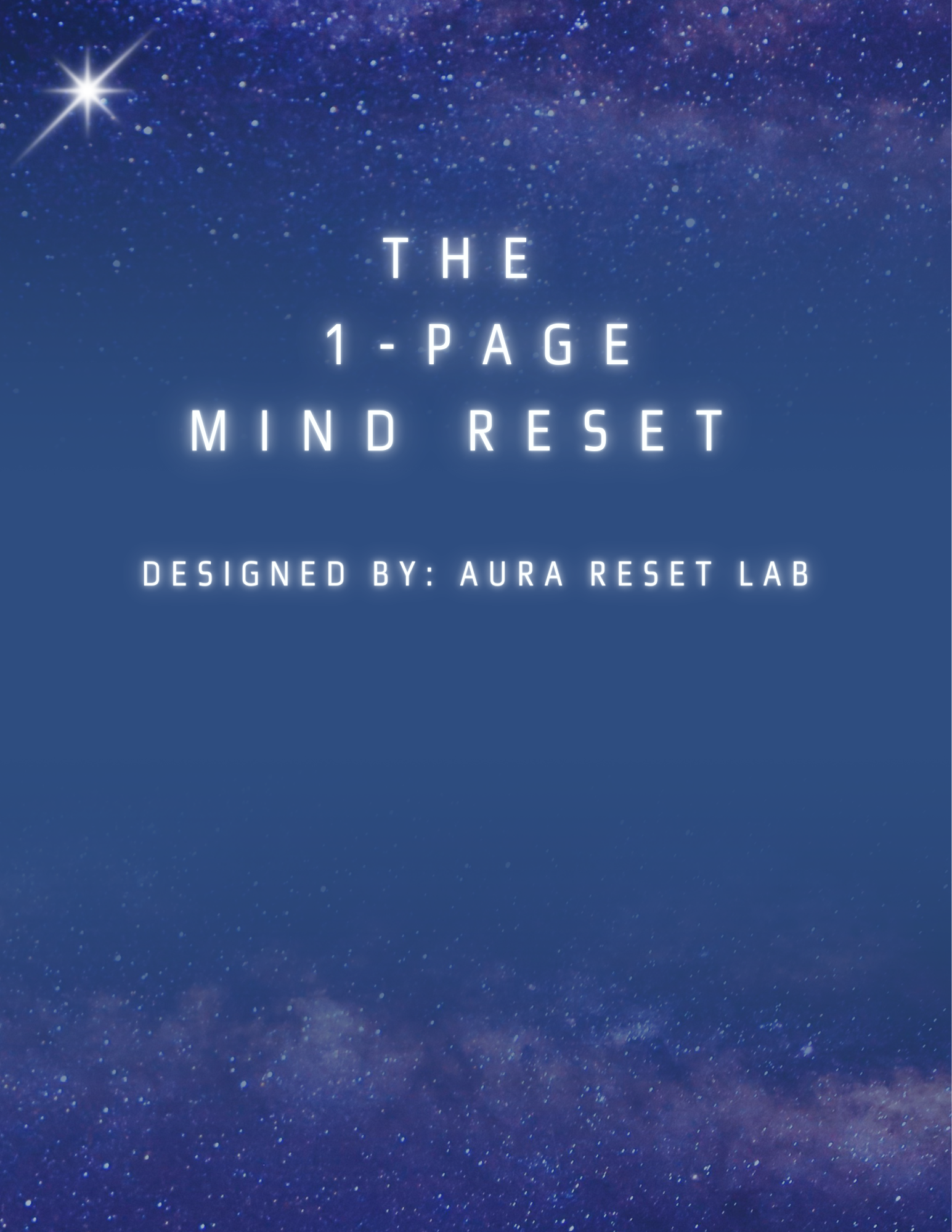 Free Quick Reset (1 page)